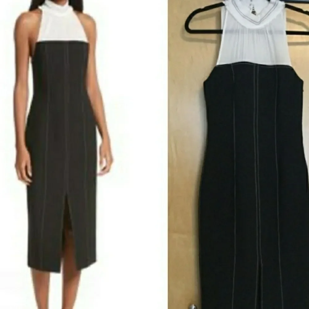 Cinq a  Sept Noemí Halter Neck Dress - Picture 7 of 8